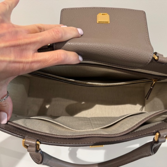 Tory Burch Double T Britten Tote - Picture 9 of 14